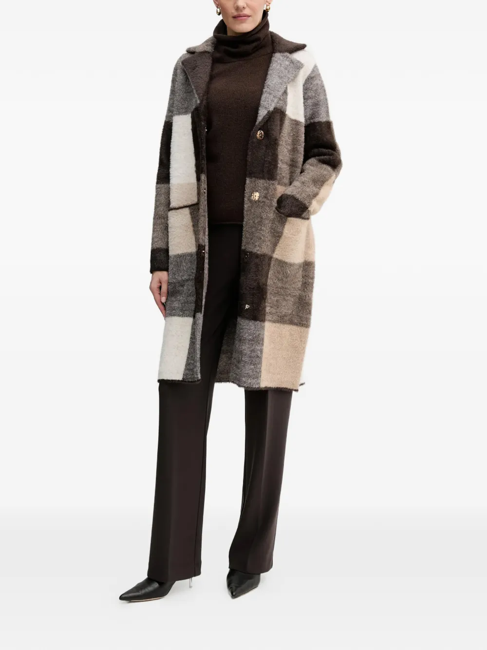 Joseph Ribkoff checkered pocket coat | Oversized Coats | Image 2