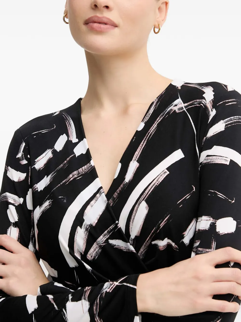 Joseph Ribkoff Jurk met print Zwart