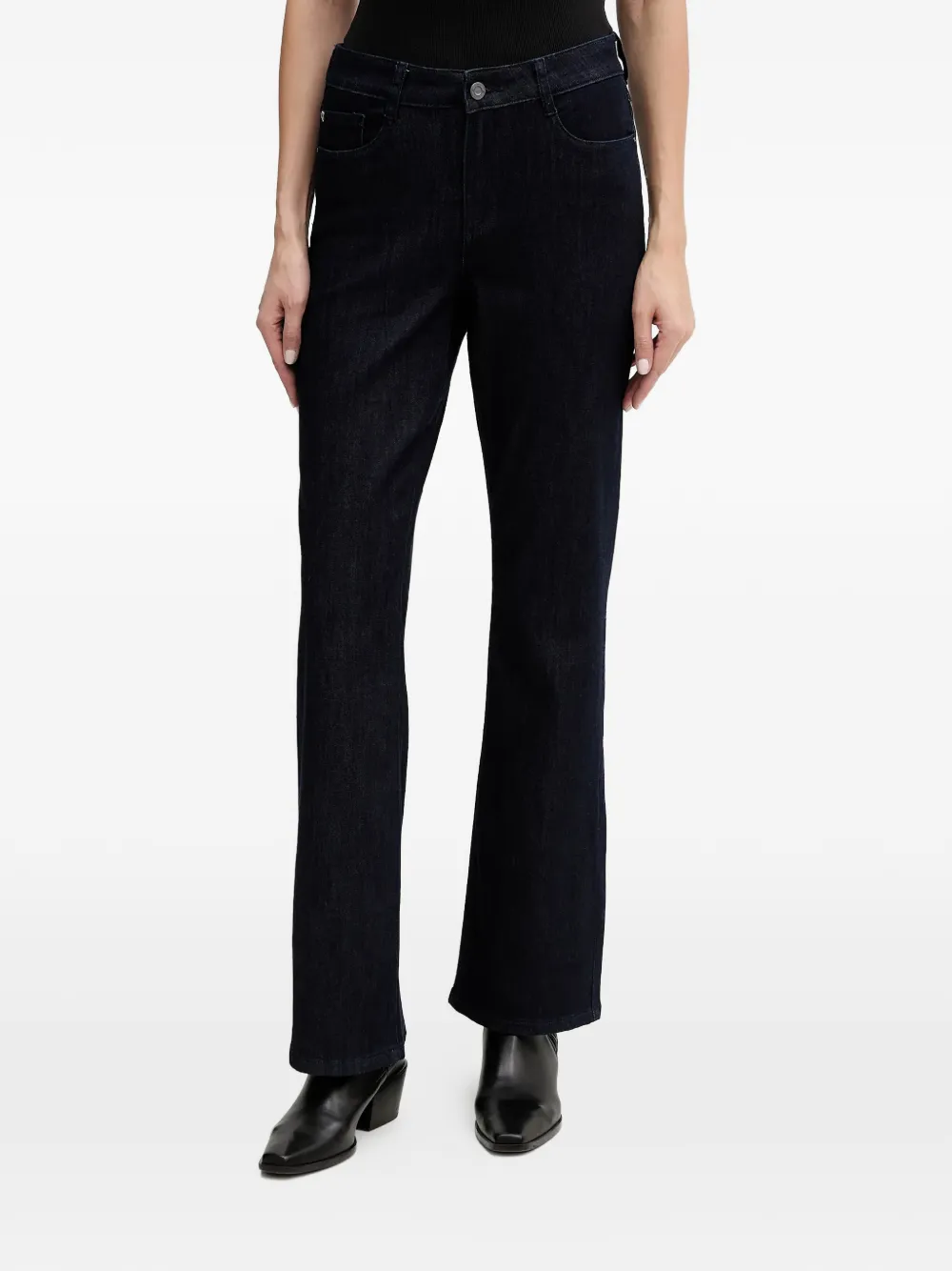 Joseph Ribkoff logo-plaque jeans - Blu