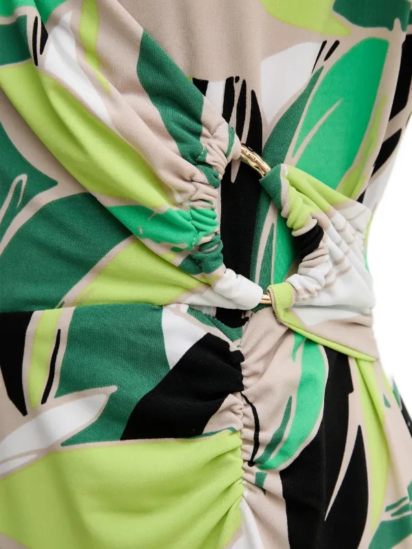Joseph Ribkoff Ring floral-print Midi Dress | Green | FARFETCH Joseph Ribkoff Ring floral-print Midi Dress | Green | FARFETCH