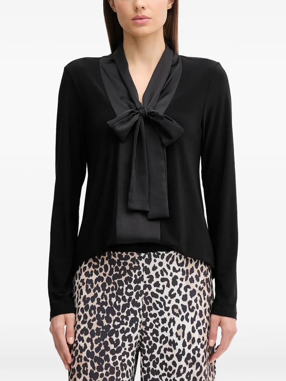 Joseph Ribkoff bow-detail blouse - Nero