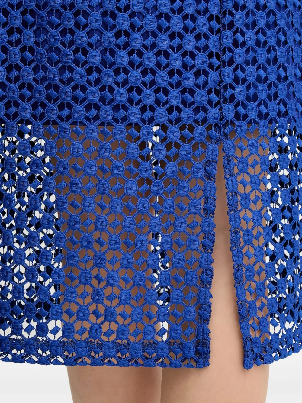 Joseph Ribkoff Midi-jurk met V-hals Blauw