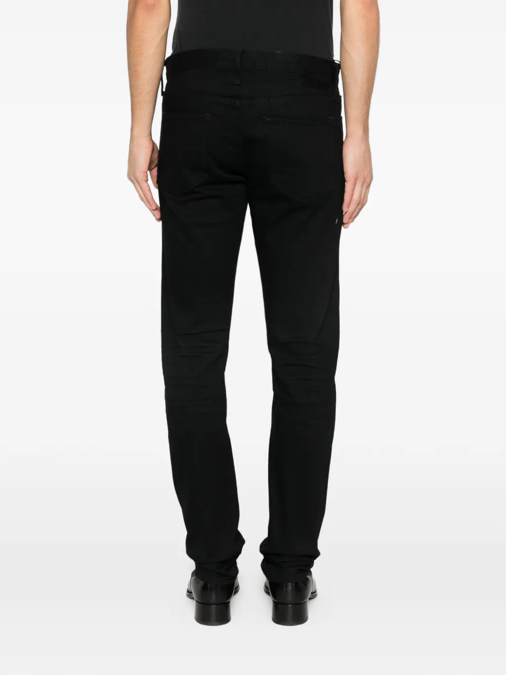 TOM FORD Jeans met logopatch Zwart