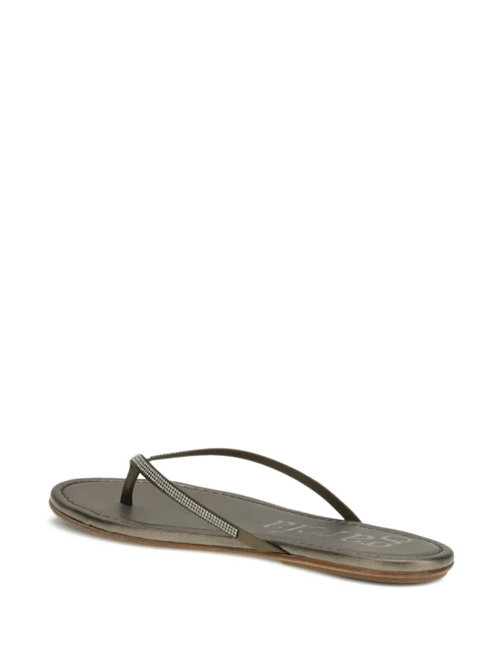 Pedro Garcia embellished thong sandals Grijs