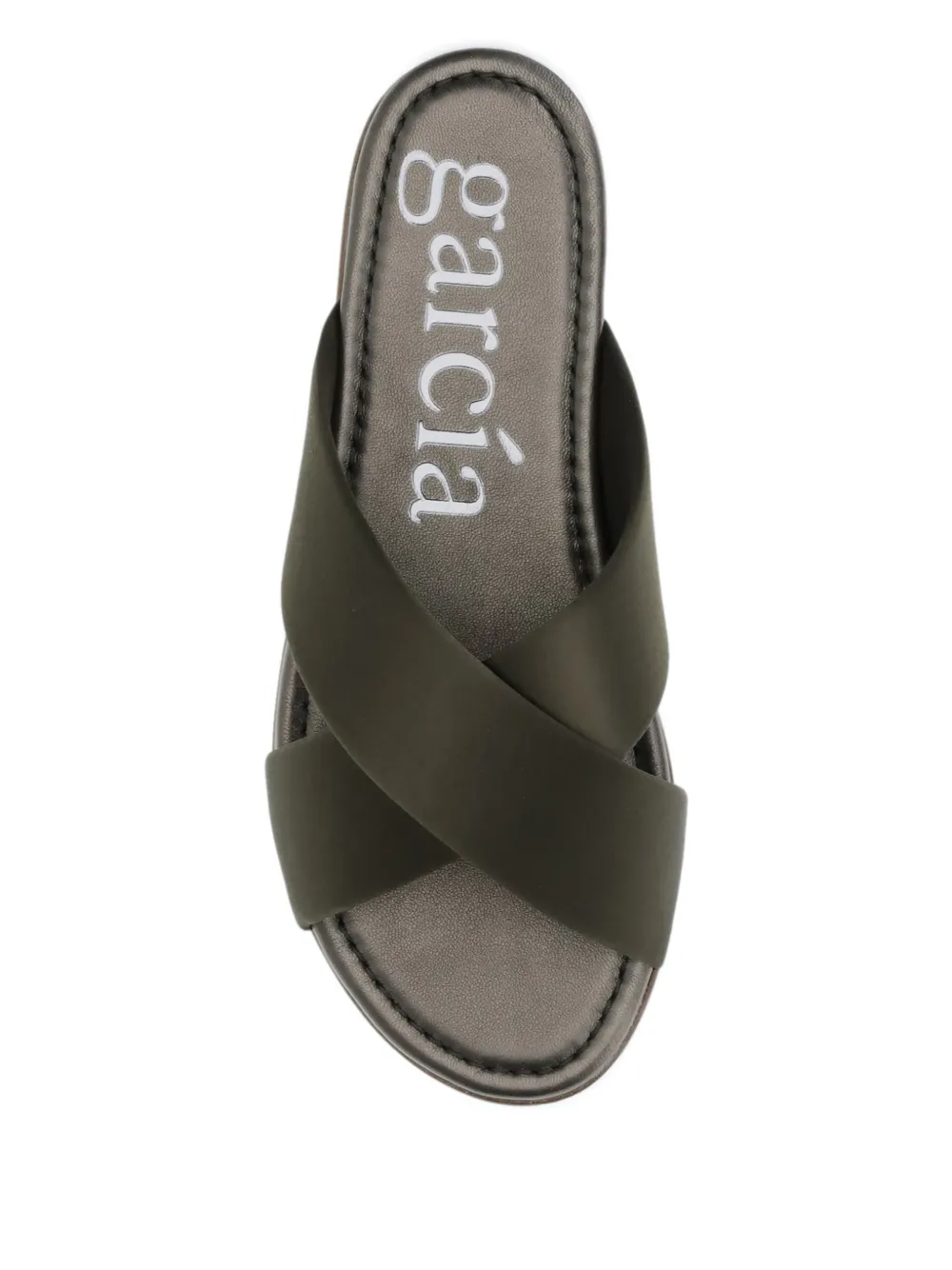 Pedro Garcia Pavana sandalen met gekruiste bandjes Groen