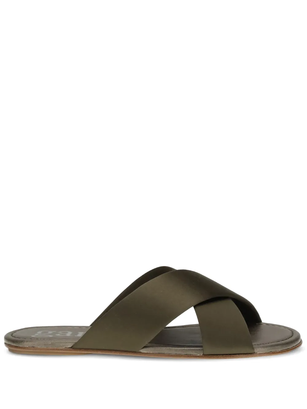 Pedro Garcia Pavana crossover-strap sandals - Verde