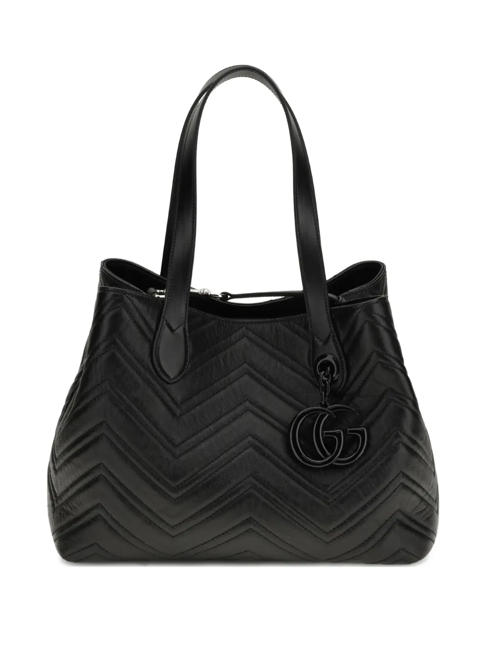 Gucci GG Marmont medium leren shopper Zwart