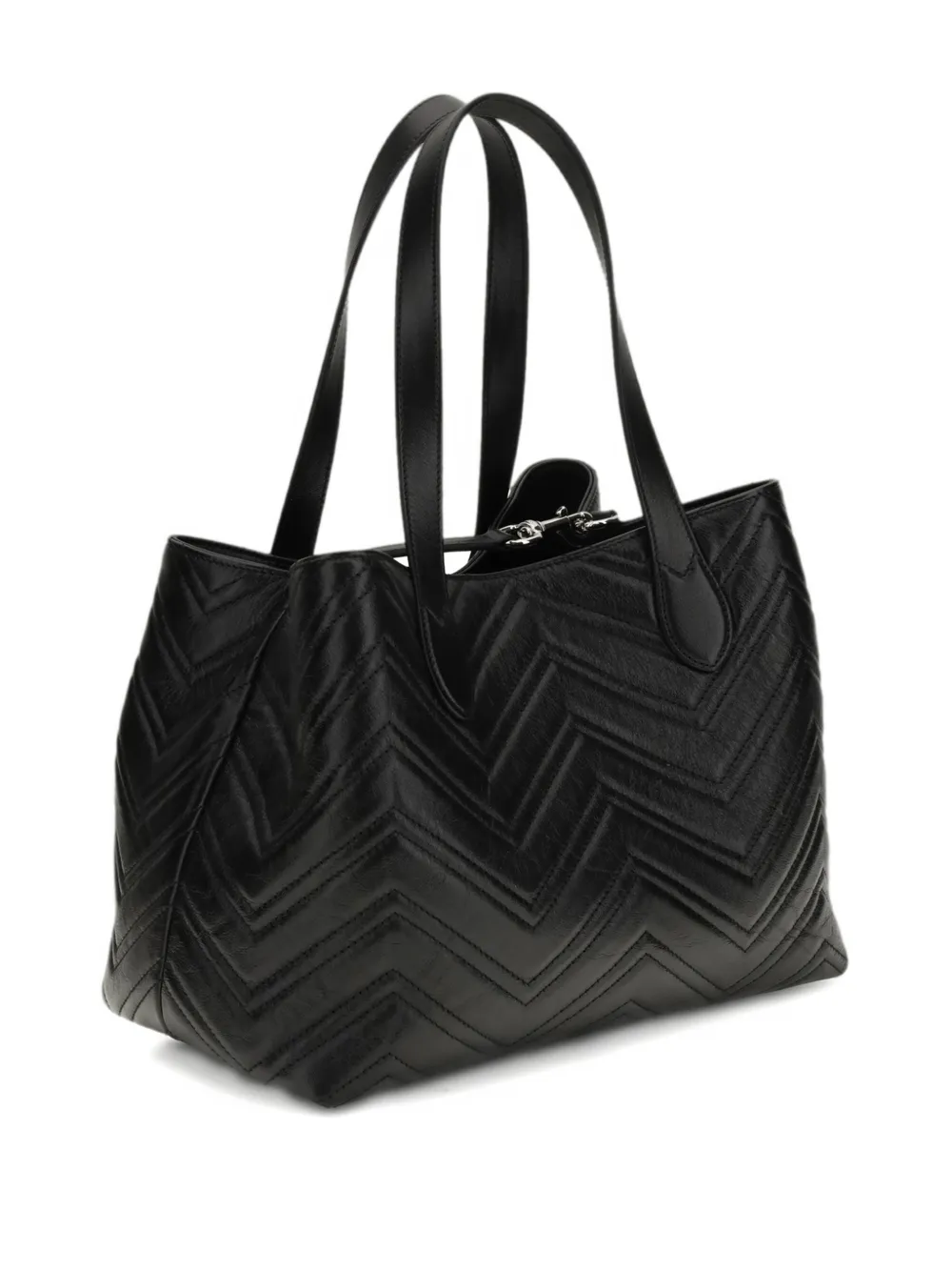 Gucci GG Marmont medium leren shopper Zwart