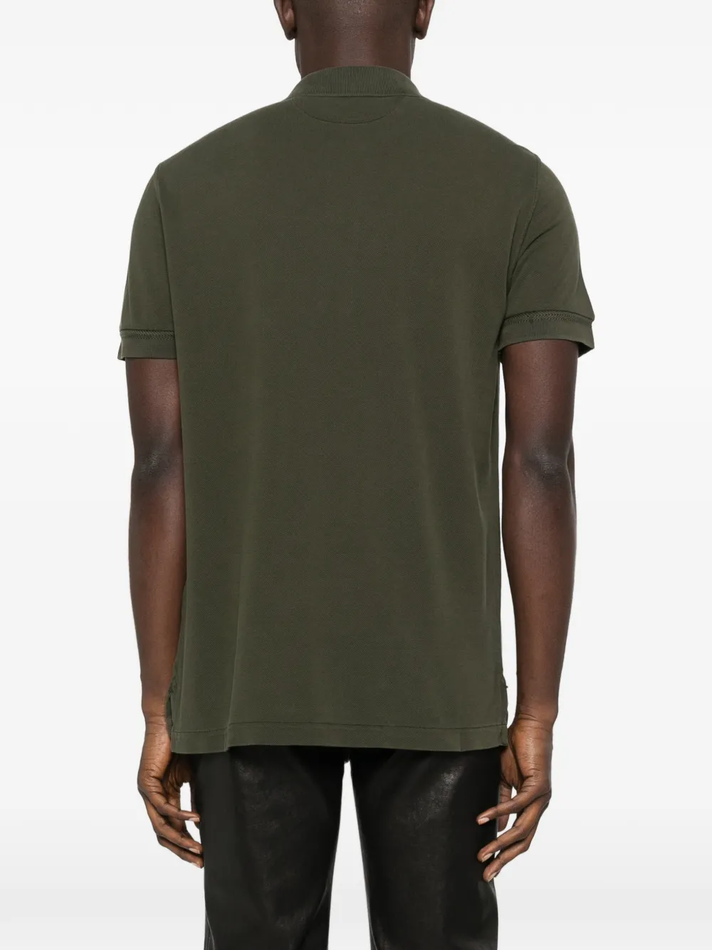 TOM FORD Piqué poloshirt Groen