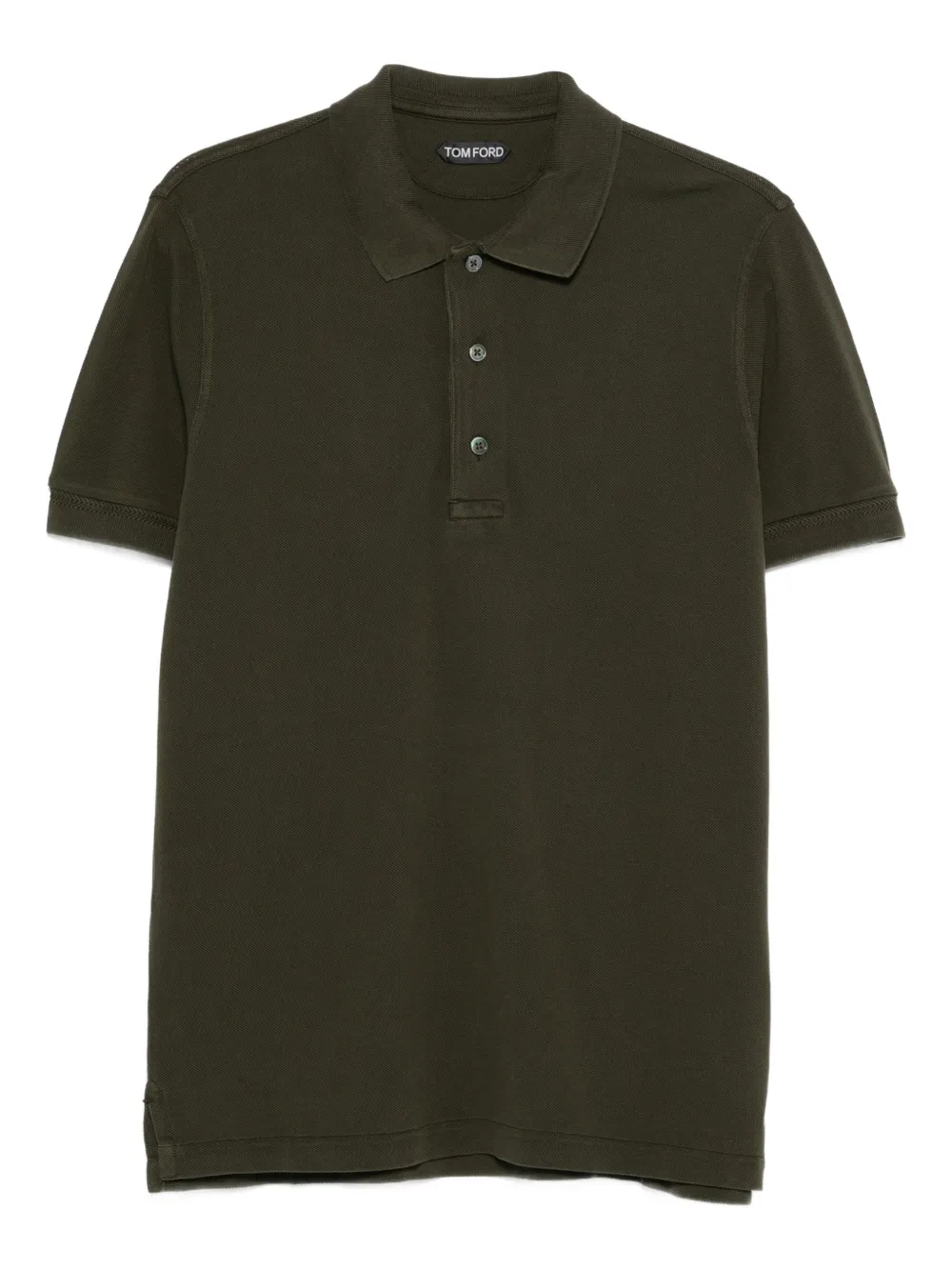 TOM FORD button-fastening polo shirt - Grün