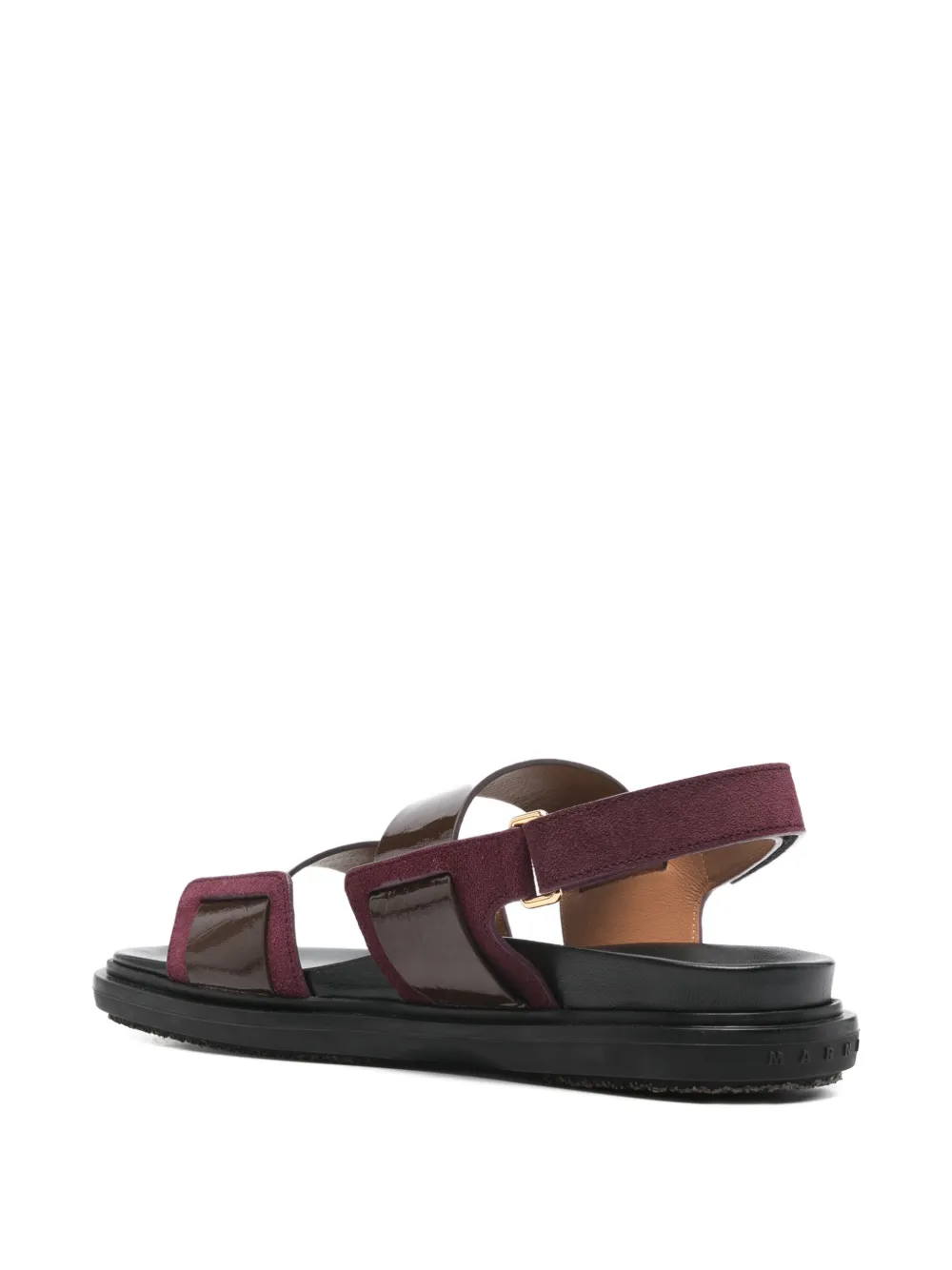 Marni strap leather sandals Bruin