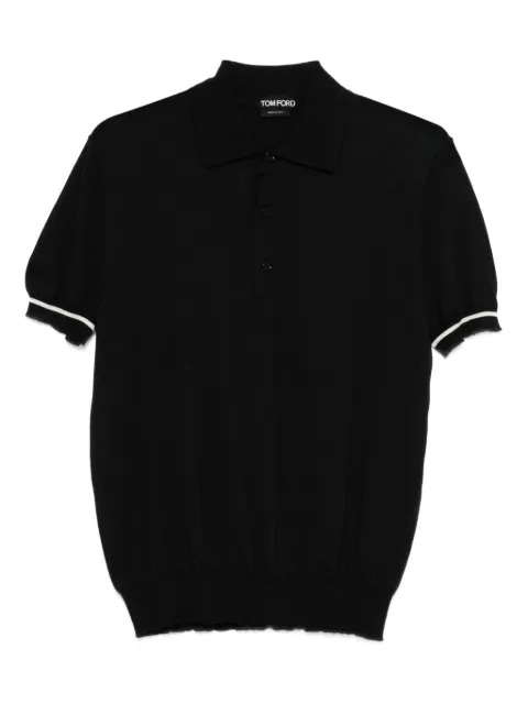 TOM FORD contrast-trim polo shirt