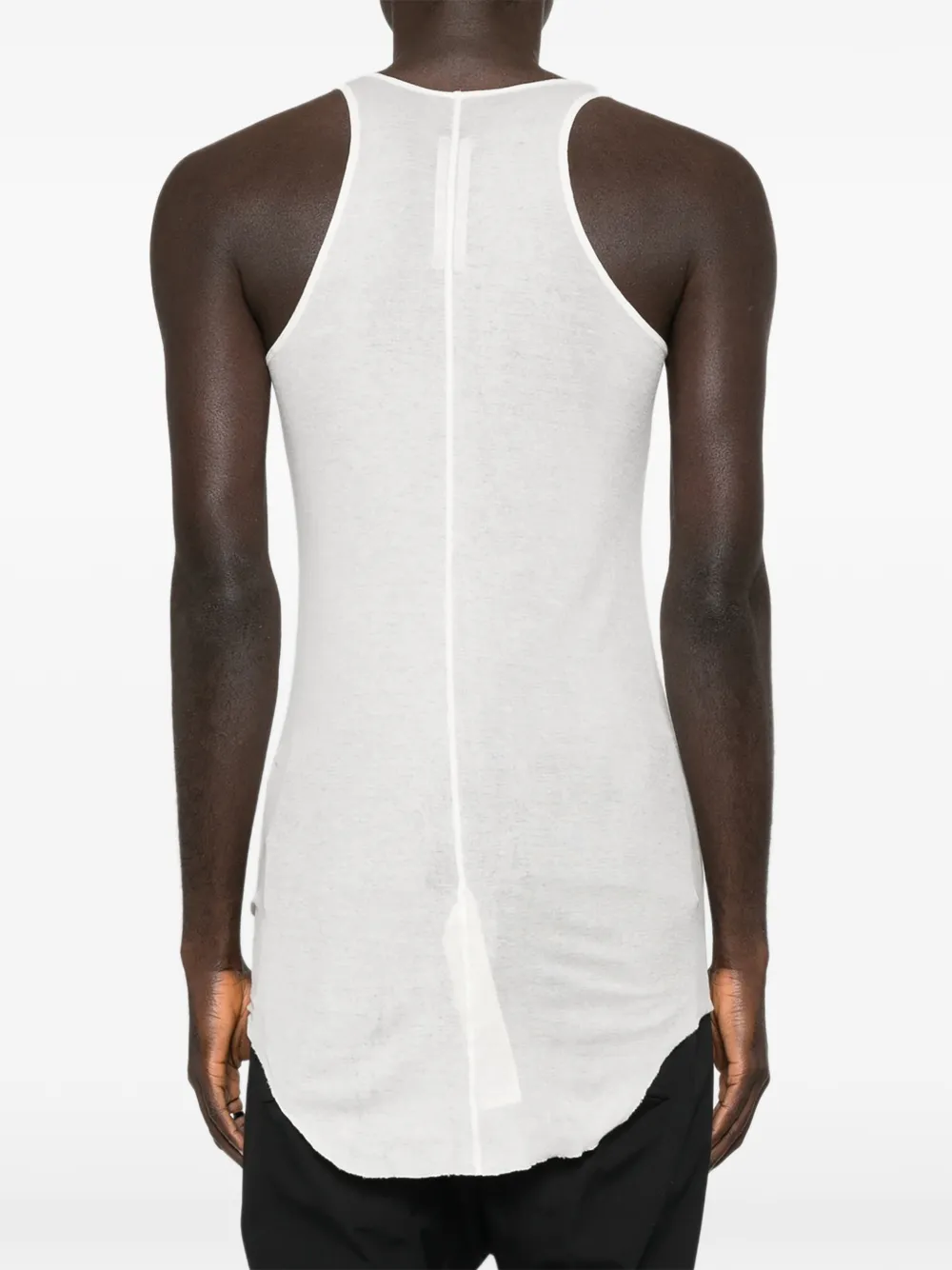 Rick Owens Basic Rib タンクトップ | ホワイト | FARFETCH JP