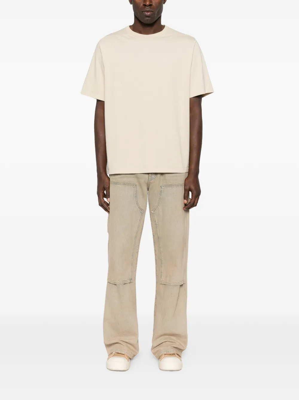 Rick Owens crew-neck T-shirt - Beige