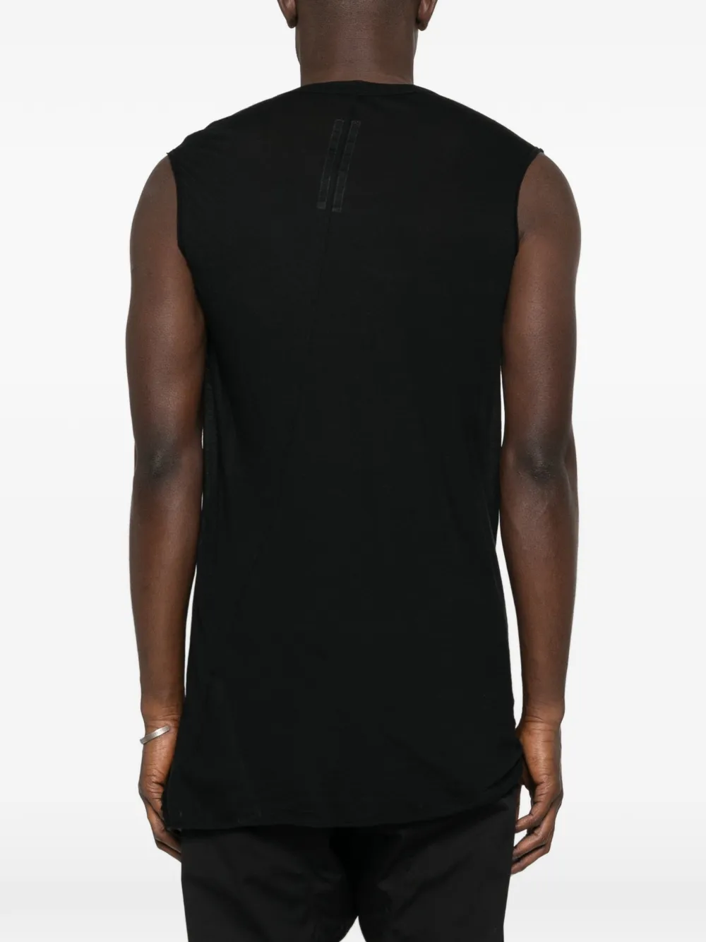 Rick Owens Mouwloze top met ronde hals Zwart