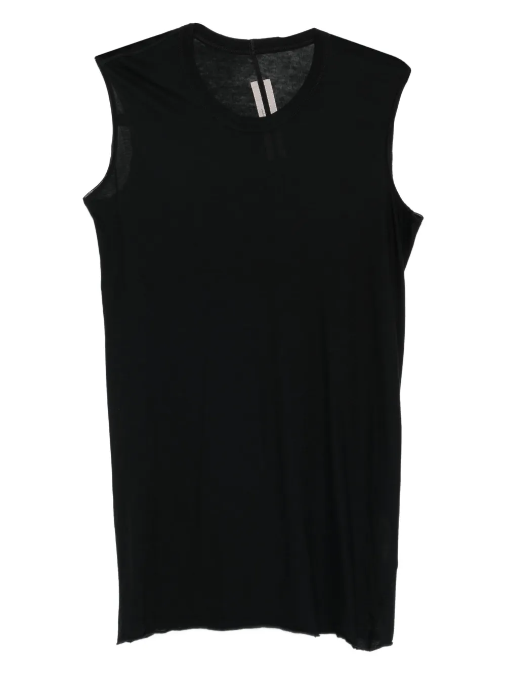 Rick Owens crew-neck sleeveless top - Nero
