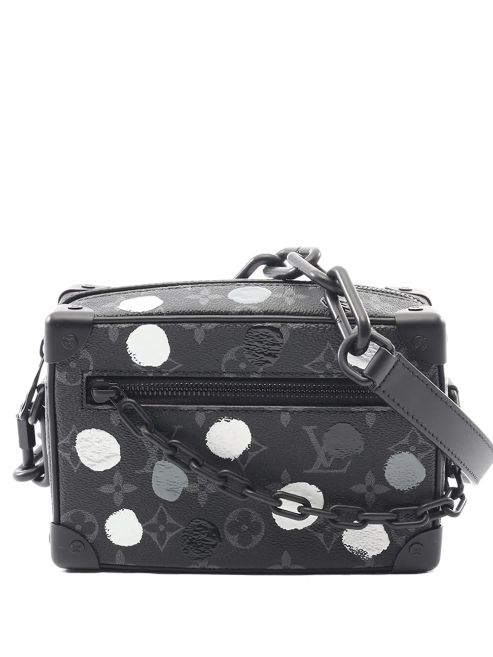 Louis Vuitton Pre-Owned 2021-2025 x Yayoi Kusama Monogram Eclipse Soft Trunk crossbody bag - Nero