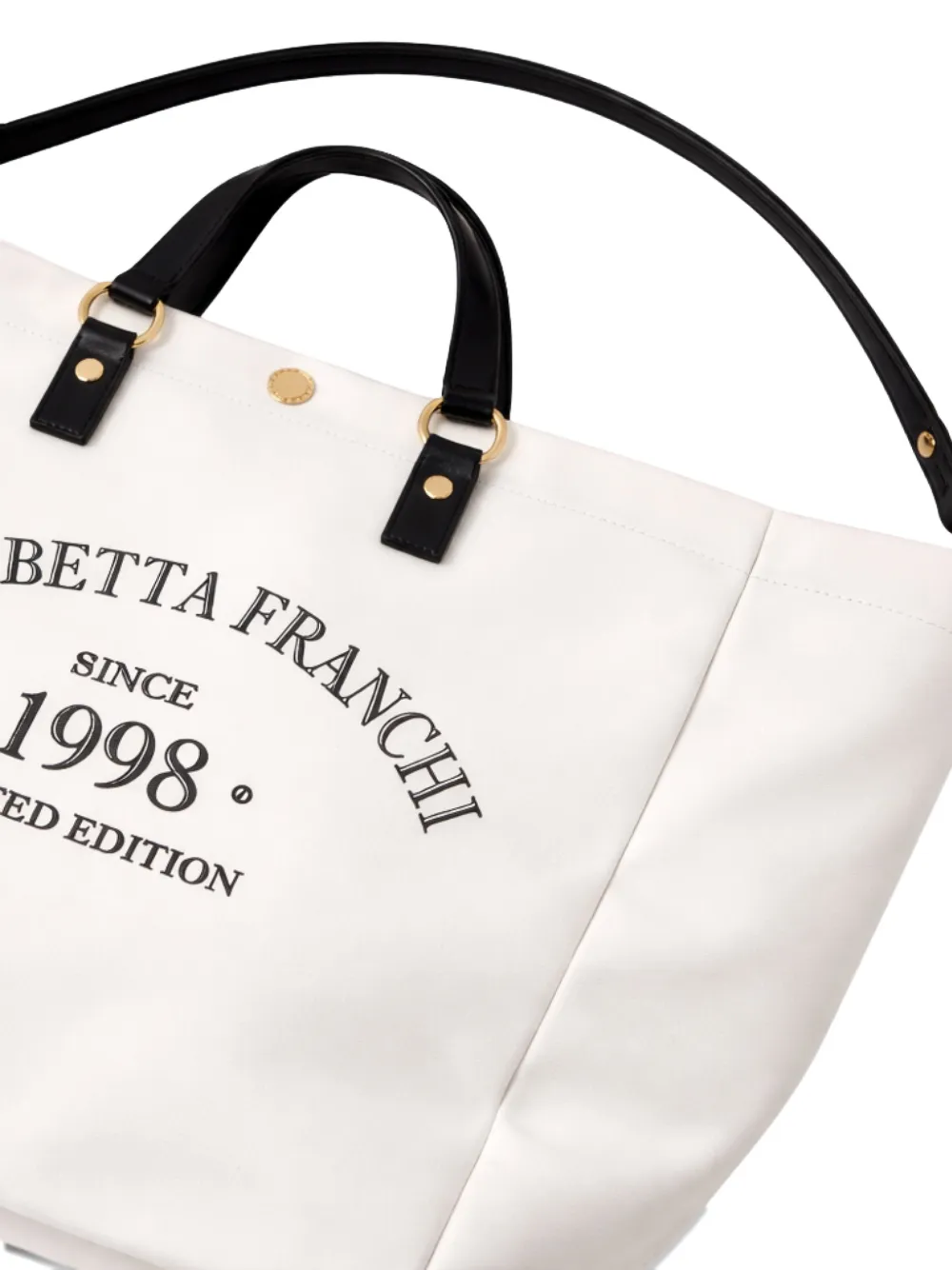 Elisabetta Franchi Schoudertas met handvat Wit
