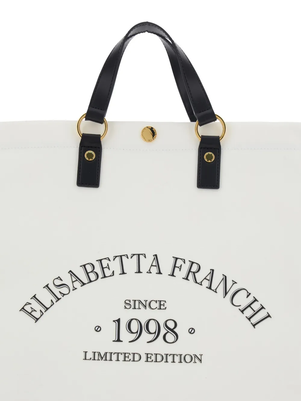 Elisabetta Franchi Schoudertas met handvat Wit