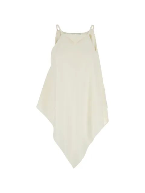 Balenciaga top con cuello cuadrado