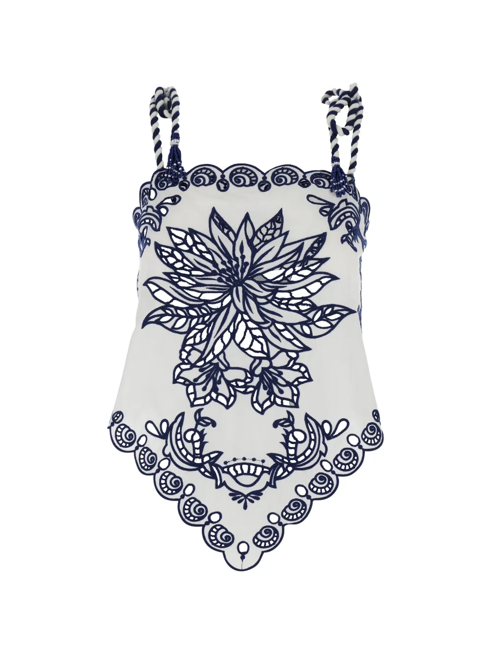 FARM Rio floral top - Bianco