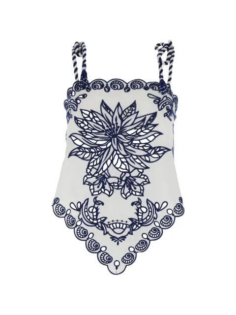 FARM Rio top con estampado floral