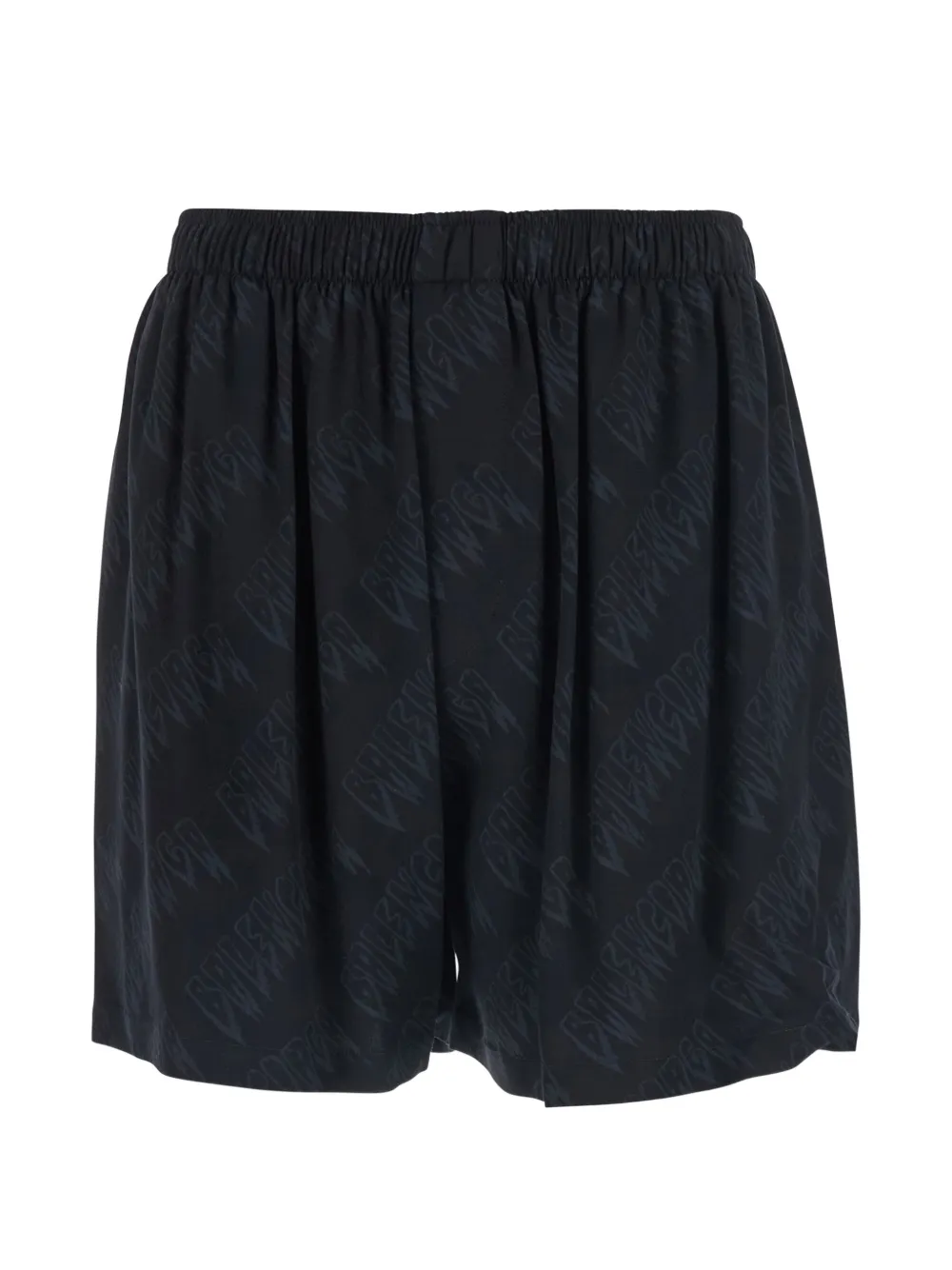 Balenciaga logo-print track shorts - Nero