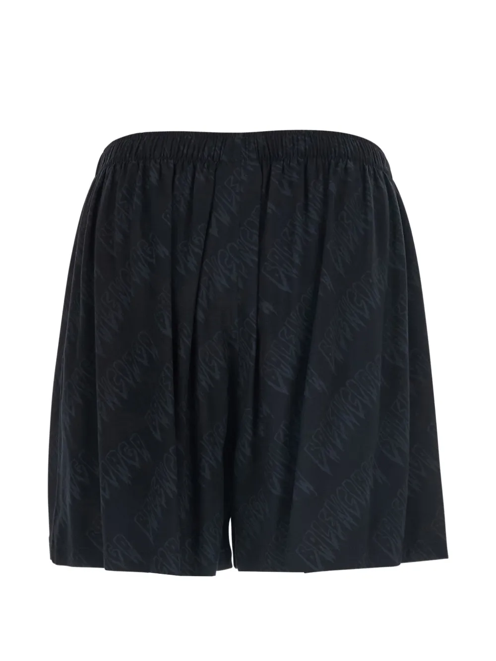 Balenciaga Trainingsshorts met logoprint Zwart