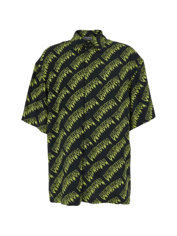 Balenciaga Creeper Shirt in Black