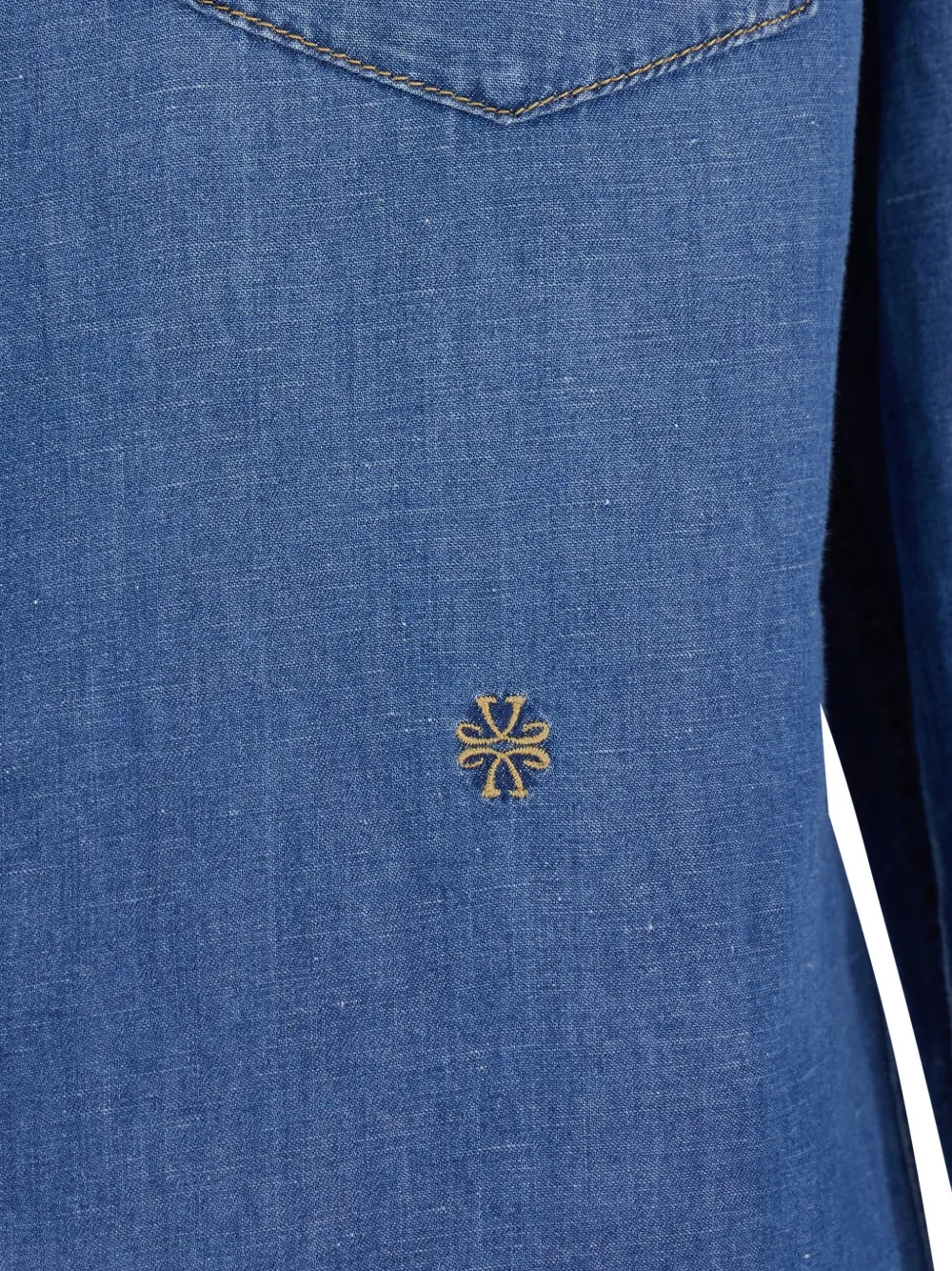  Jacob Cohën Logo-embroidered Shirt - Blue 