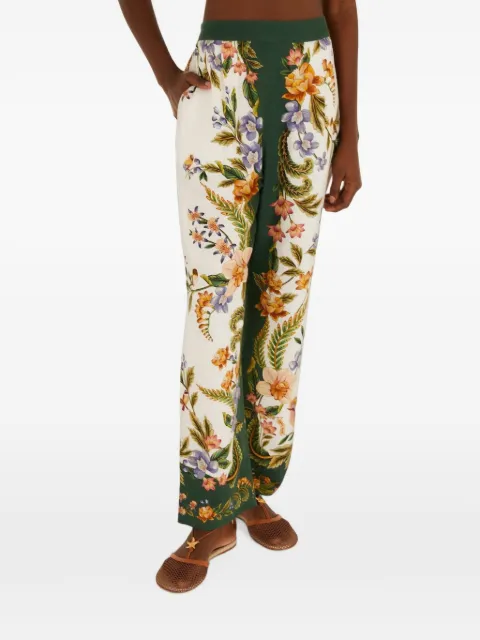 FARM Rio floral-print trousers