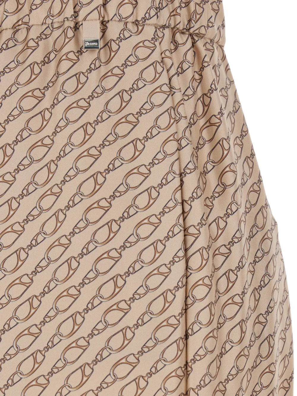 Herno Broek met trekkoordsluiting Beige