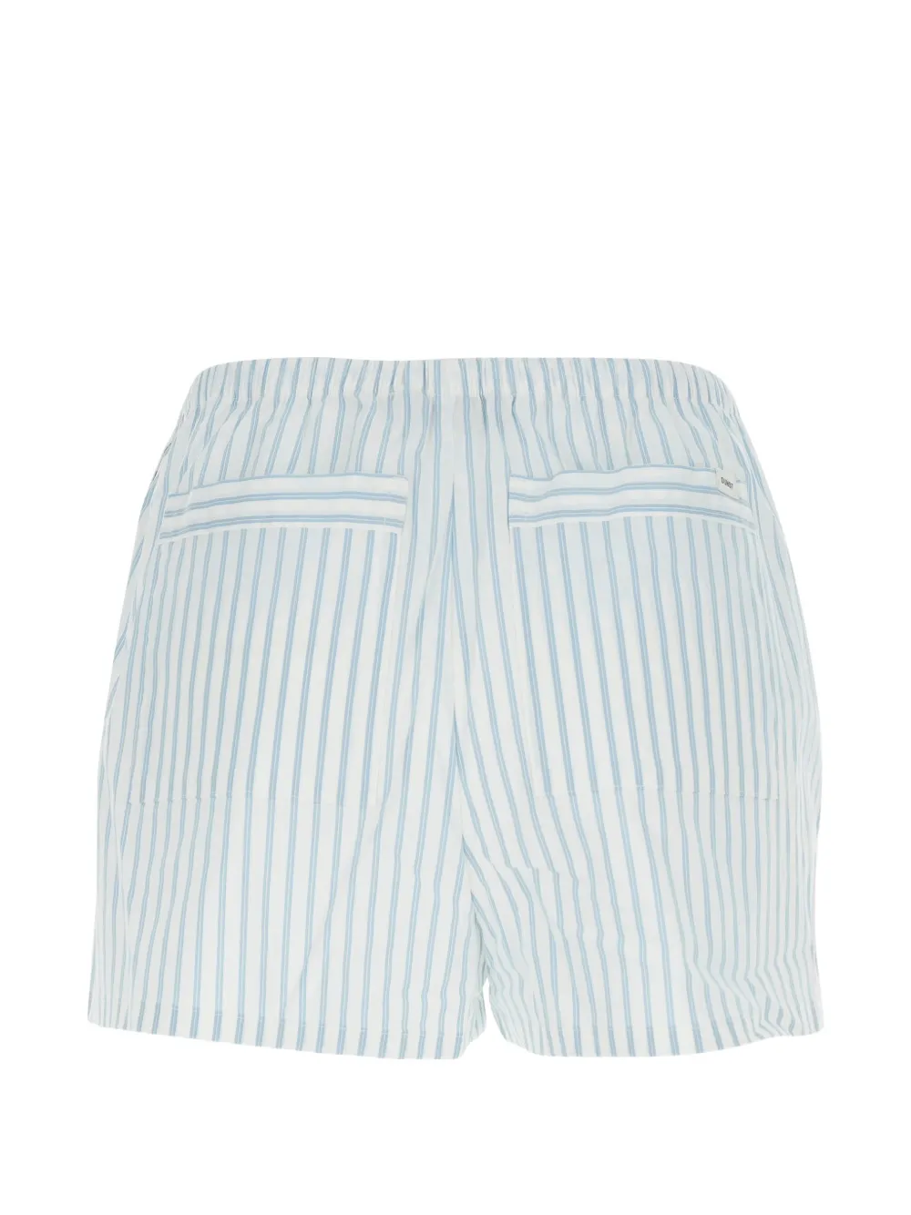 DUNST Gestreepte shorts Wit