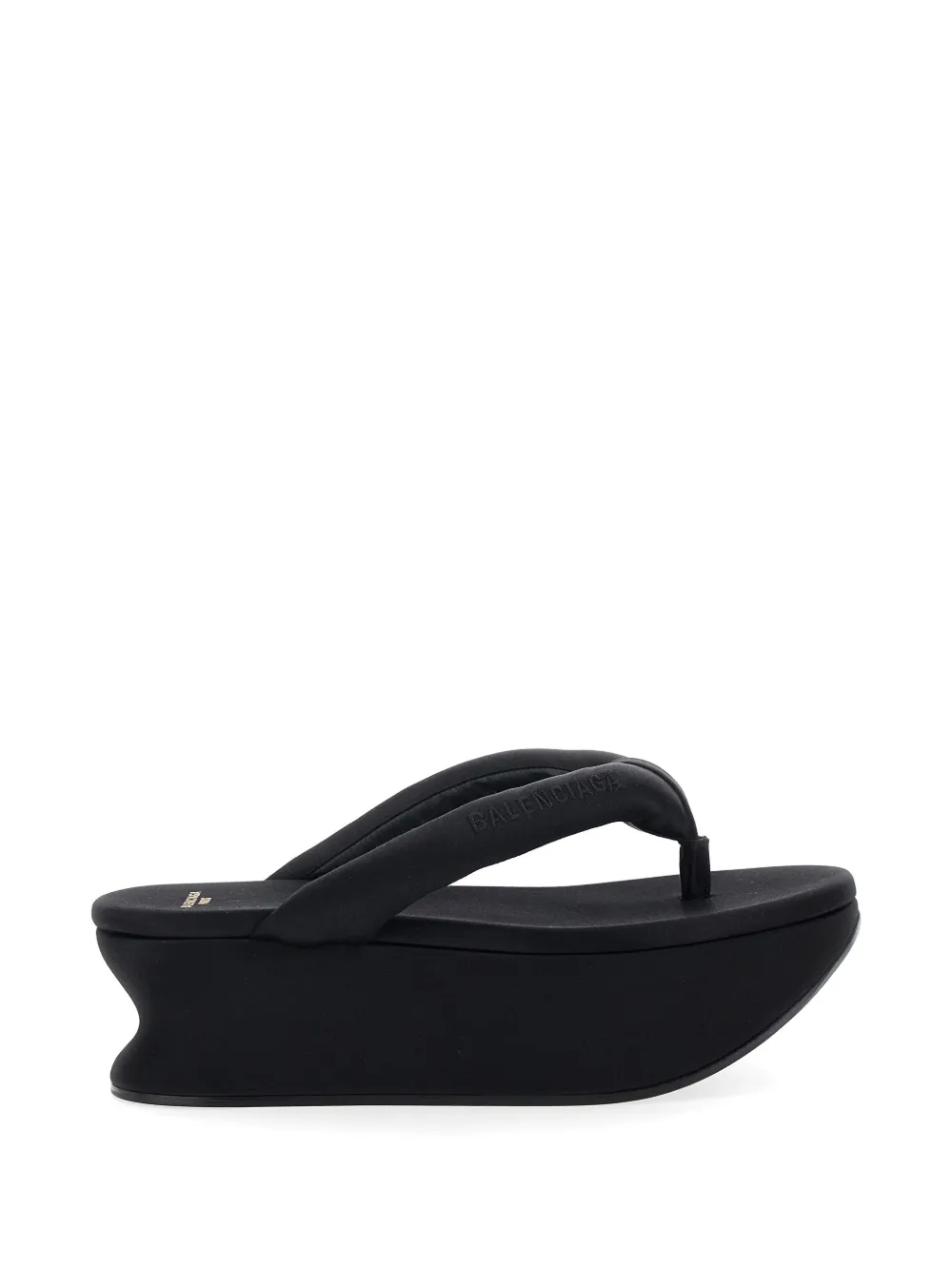 Balenciaga Gaeta sandalen met plateauzool Zwart
