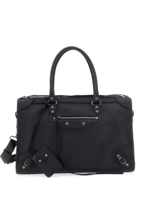 Prada Bonnie レザーハンドバッグ | ブラック | FARFETCH JP
