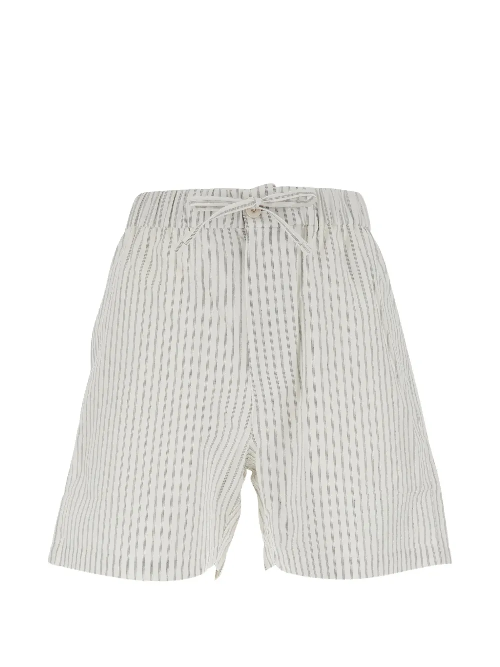 COOR striped drawstring shorts | blanco