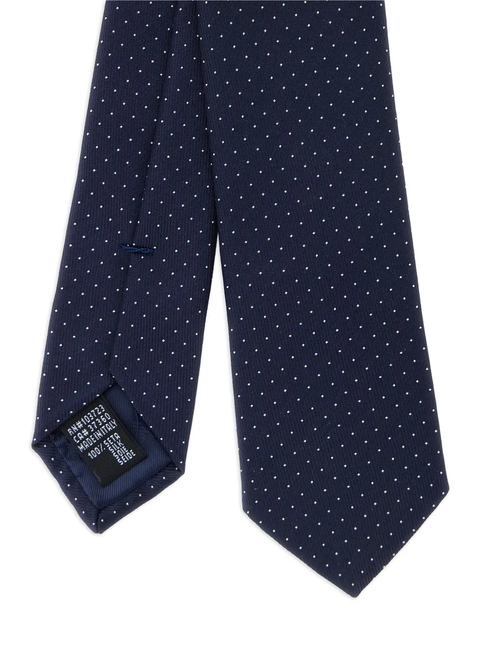 Emporio Armani Stropdas met stippen Blauw