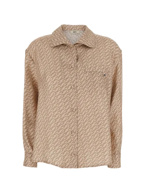 Herno chain-pattern shirt