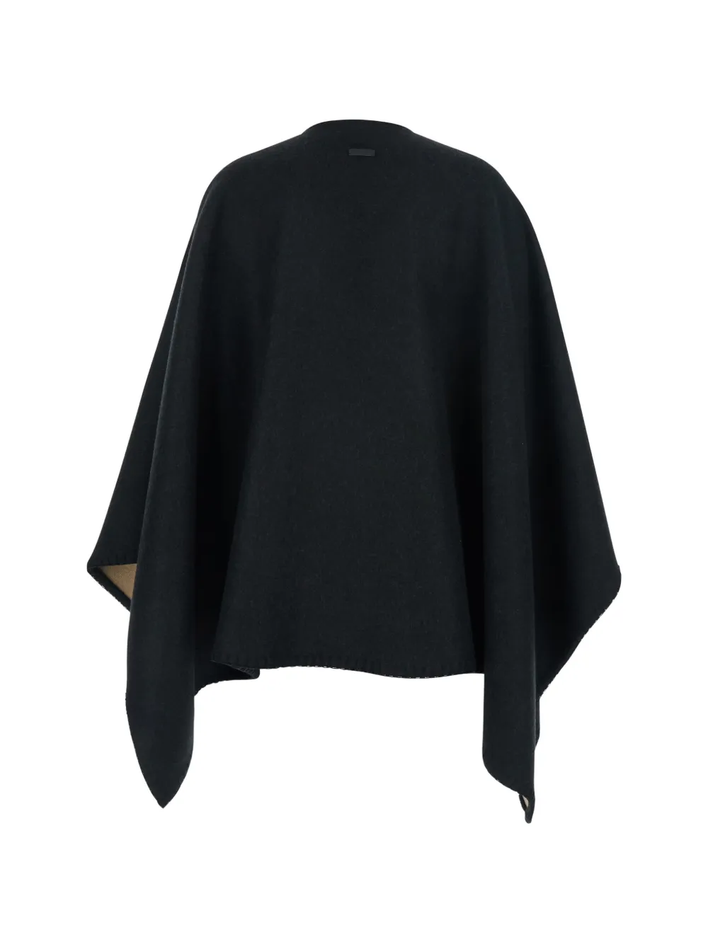  Ferragamo Geometric-print Cape - Black 