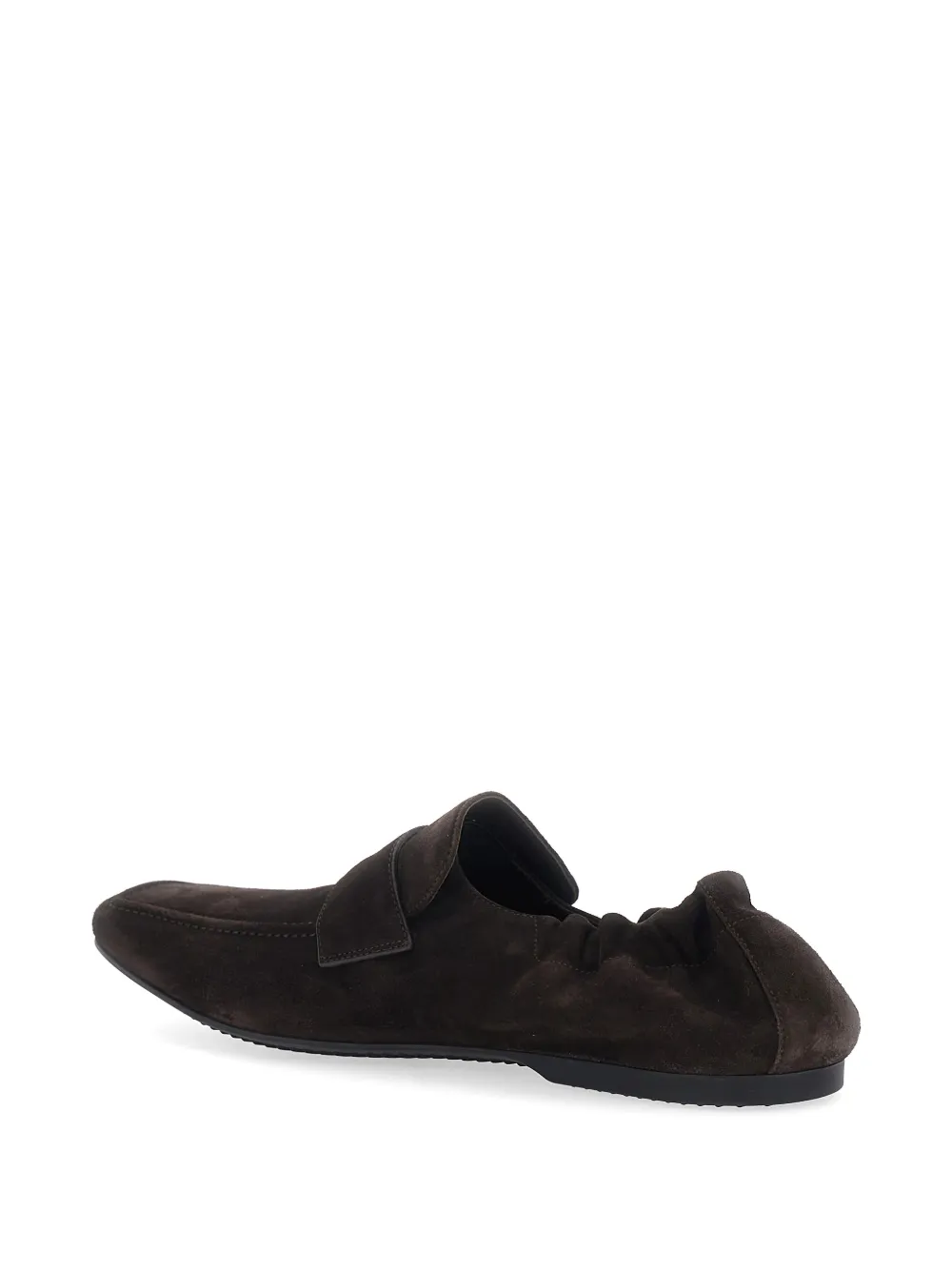 Balenciaga Palermo loafers met logodetail Bruin