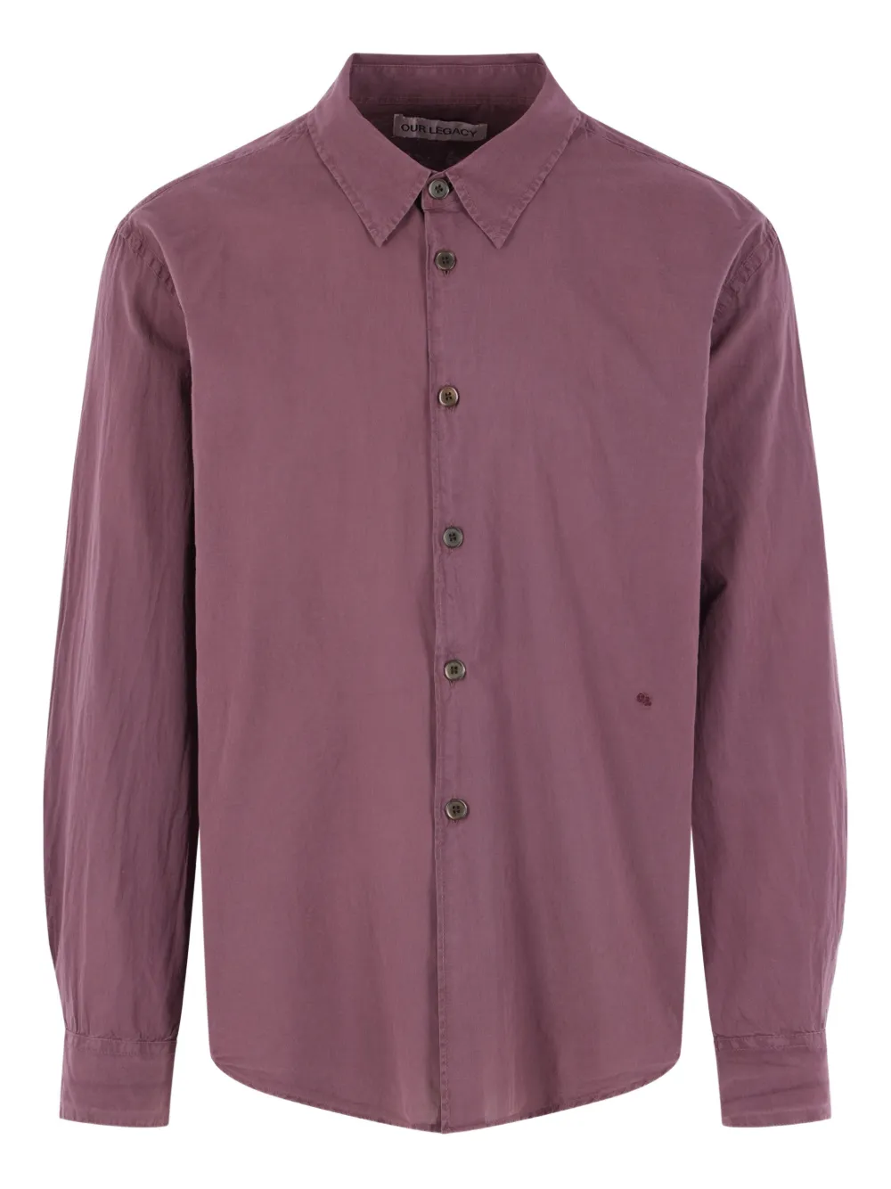 OUR LEGACY buttoned long-sleeved shirt - Rosso