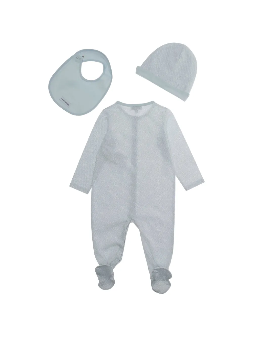 Emporio Armani Kids Babyset met logopatroon Wit