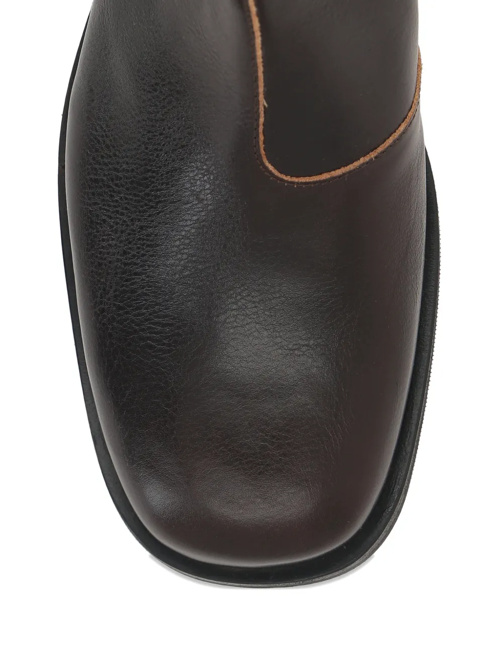 OUR LEGACY Camion leren laarzen met rits Bruin