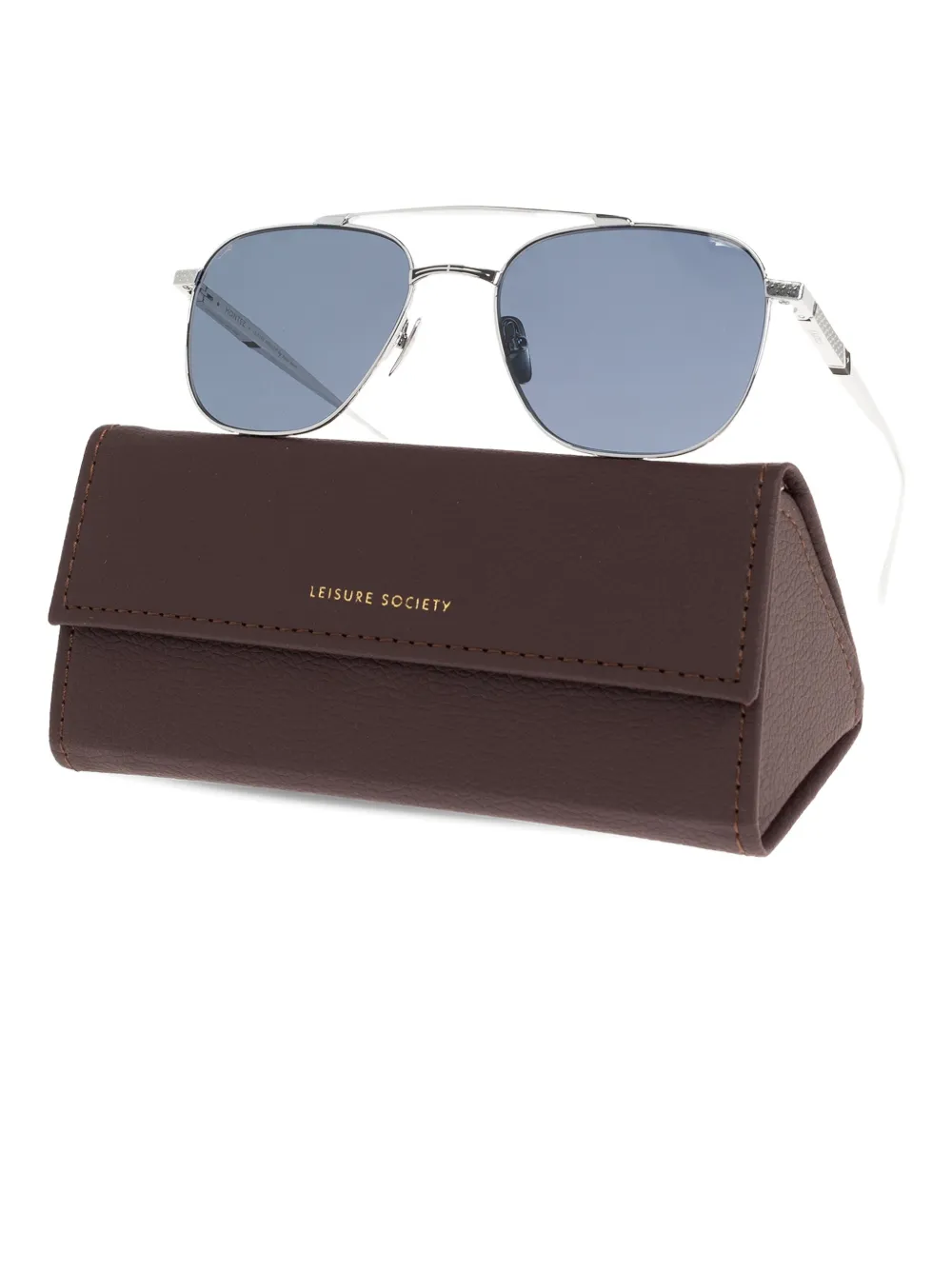 Leisure Society Montez square-frame sunglasses - Zilver