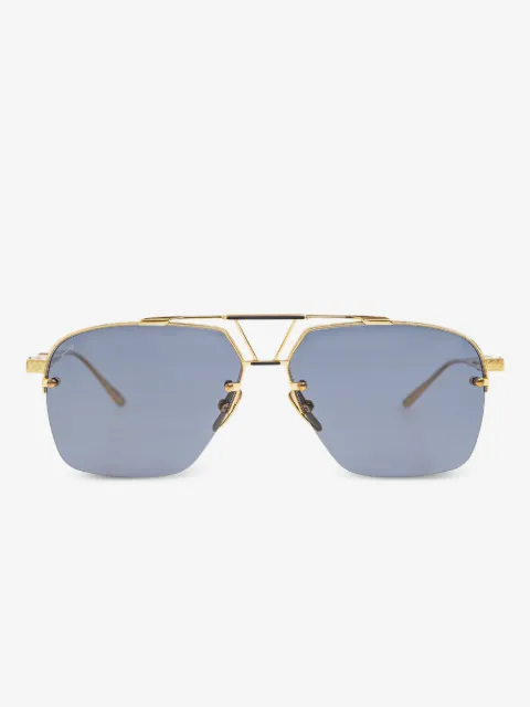 Leisure Society Presidio geometric-frame sunglasses