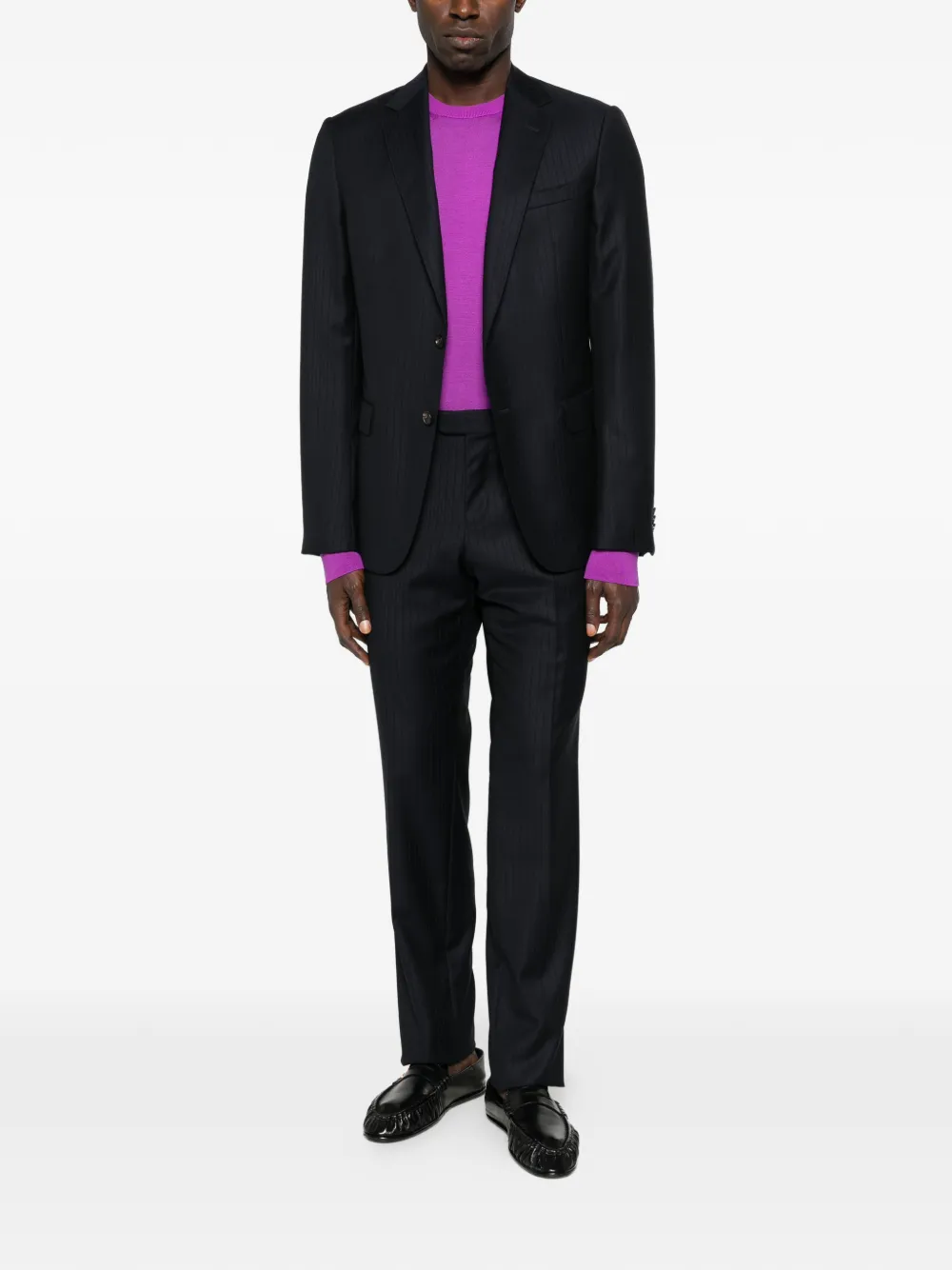 TOM FORD long-sleeve crew-neck sweater - Paars