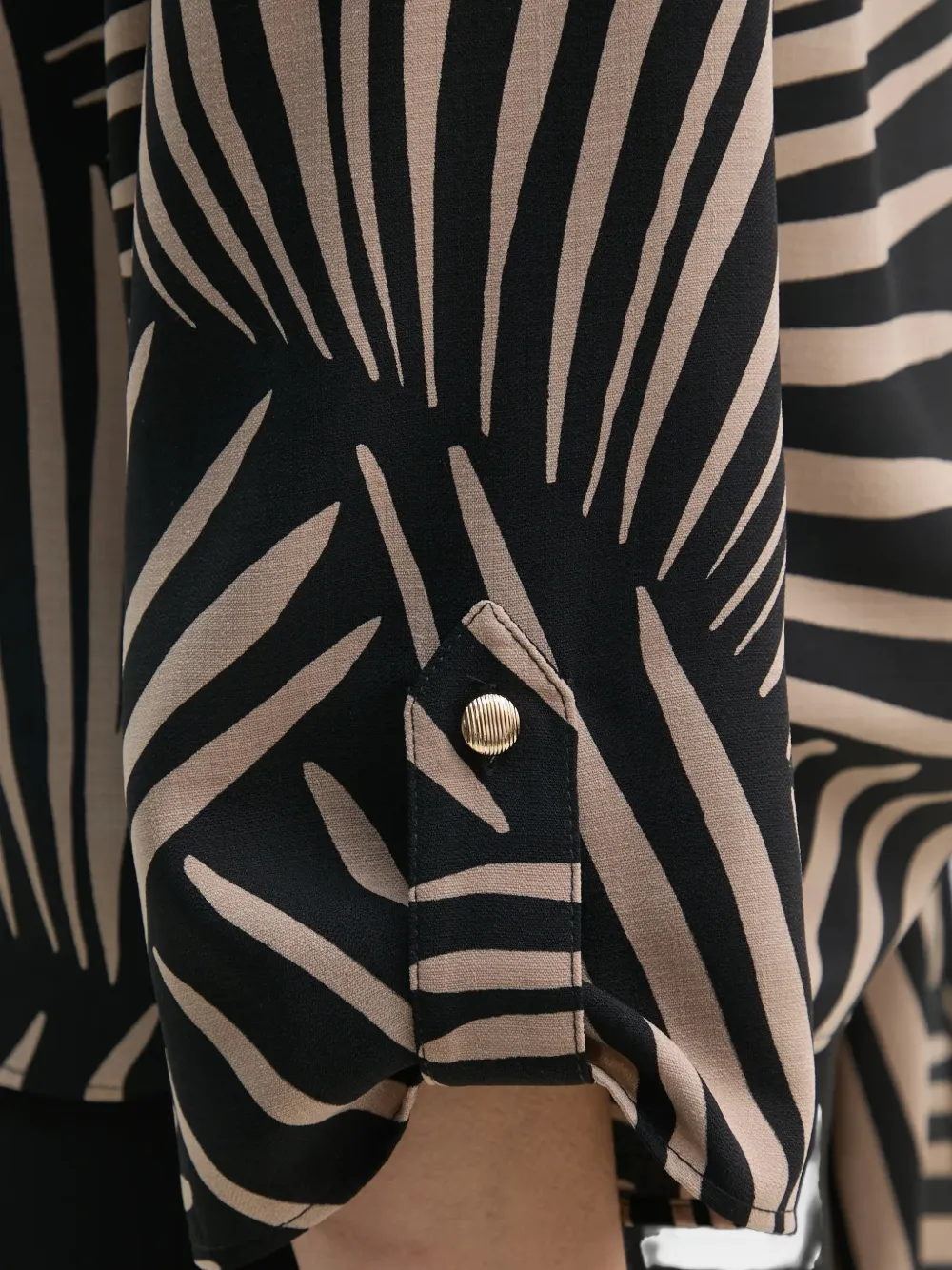 Joseph Ribkoff Blouse met geometrisch patroon Zwart