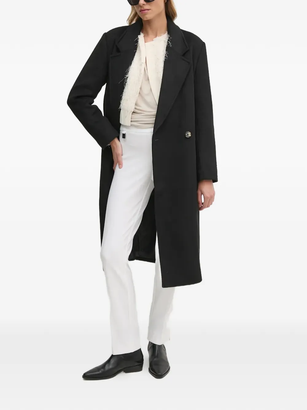 Joseph Ribkoff logo-plaque trousers - Wit