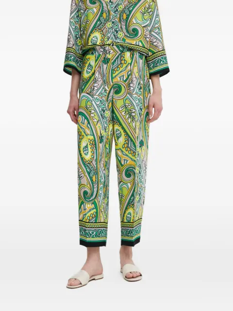Joseph Ribkoff paisley-print trousers