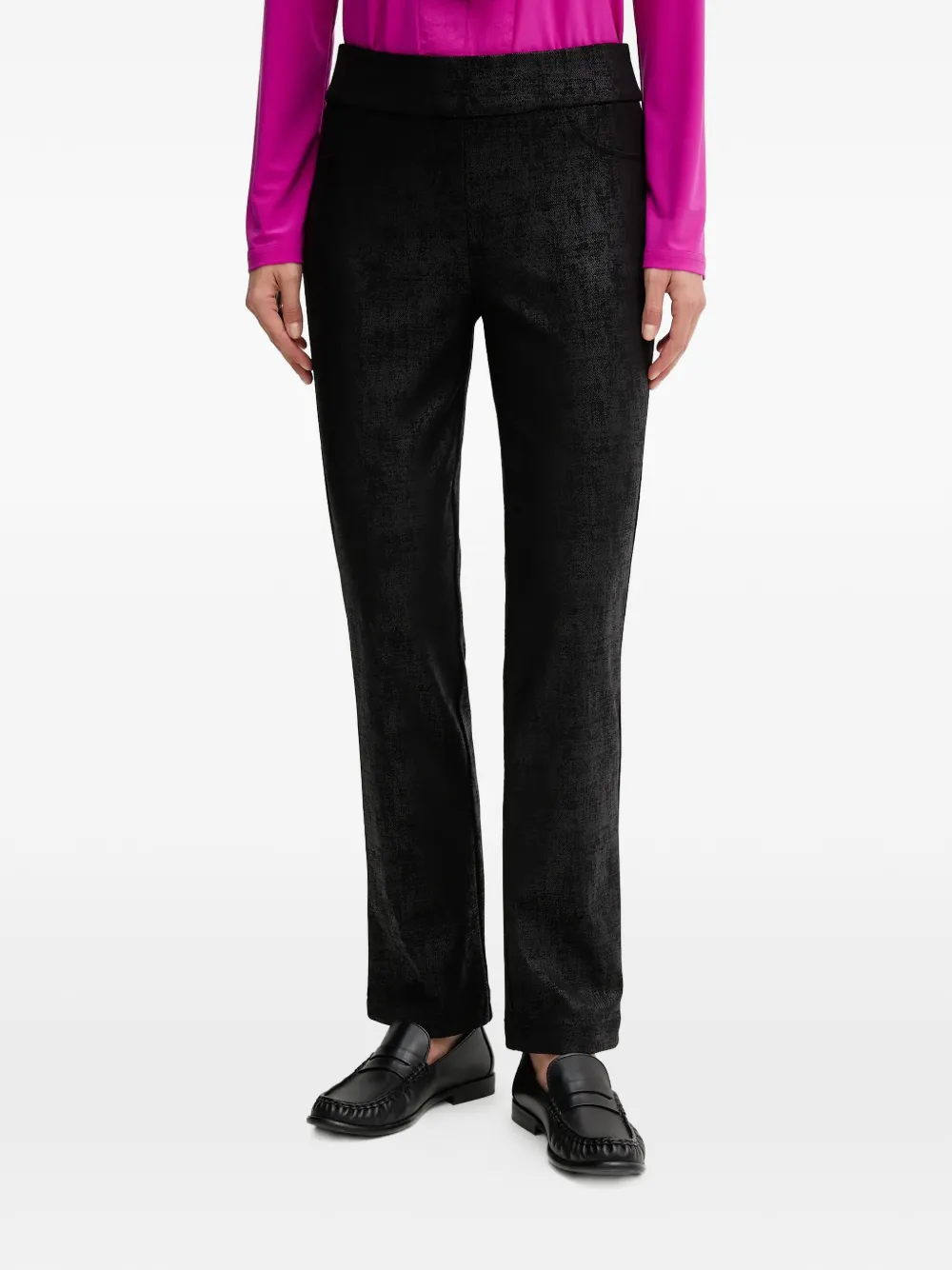 Joseph Ribkoff textured trousers | Black | Image 1